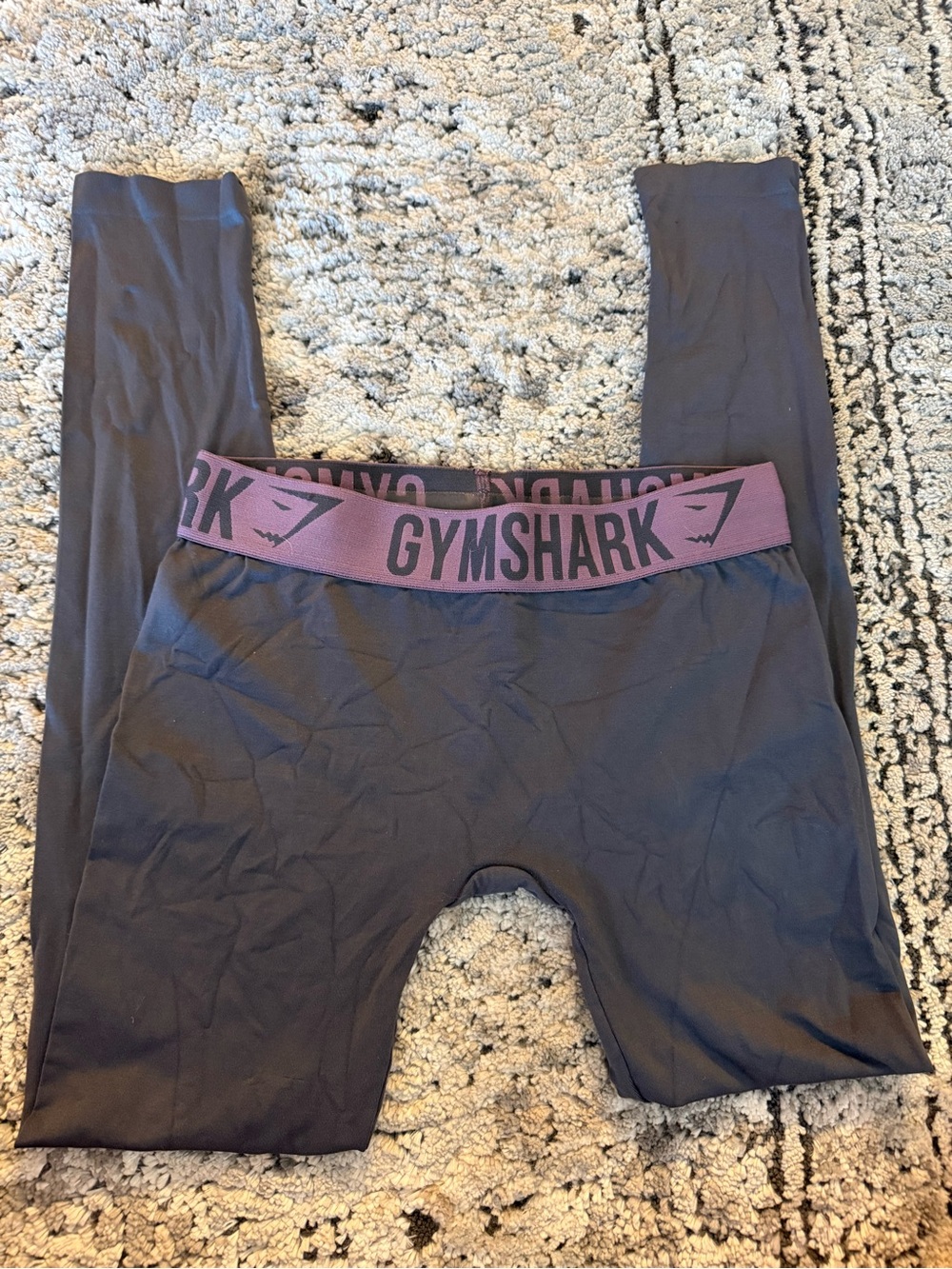 Gymshark Leggings with Mauve Waistband